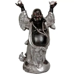 Sculptures Oriental Furniture Oriental Furniture 17 In. Standing Prosperity Buddha Decorative Statue