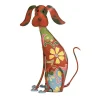 Sculptures LITTON LANE Whimsical Dog Iron Sculpture -Brita shop multi litton lane sculptures 55138 64 1000