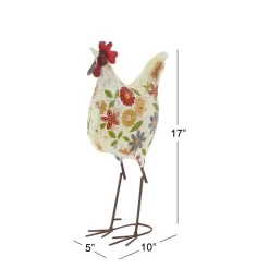 Sculptures LITTON LANE 10 In. X 17 In. Rustic Iron Chicken Decor In Distressed Iron 14 Sculptures LITTON LANE 10 In. X 17 In. Rustic Iron Chicken Decor In Distressed Iron -Brita shop multi litton lane sculptures 55234 44 1000