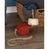 Sculptures LITTON LANE 46 In. X 4 In. Nautical Rope Float In Distressed Blue, Red And White -Brita shop multi litton lane sculptures 60642 64 1000