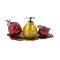 Sculptures LITTON LANE Elegant Fruit Decorative Sculpture