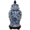 Vases Oriental Furniture Oriental Furniture 18 In. Porcelain Decorative Vase In Blue 1 Vases Oriental Furniture Oriental Furniture 18 In. Porcelain Decorative Vase In Blue -Brita shop multi oriental furniture vases bw tjar bwfl 64 1000