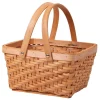 Storage Baskets Vintiquewise 10.2 In. X 7.7 In. X 5.5 In. Wood Chip Rectangular Picnic Basket -Brita shop natural vintiquewise storage baskets qi003056 64 1000