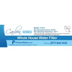 Replacement Water Filters Pelican Water Carbon Replacement Media For PC600 Whole House Drinking Water Filter -Brita shop pelican water replacement water filters thd pc600 r 4f 1000