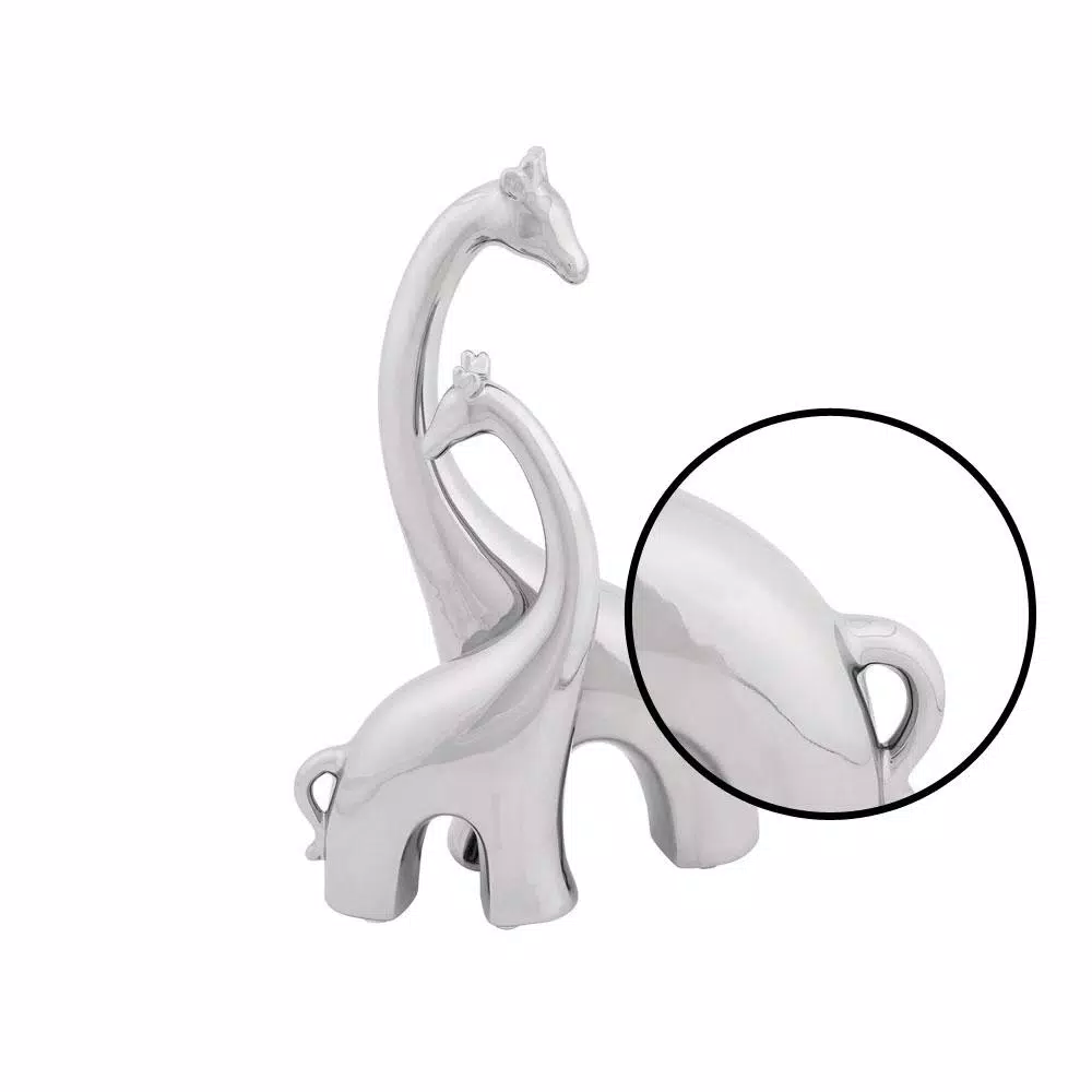 Sculptures LITTON LANE Abstract Standing Adult And Young Giraffe Ceramic Sculpture 5 Sculptures LITTON LANE Abstract Standing Adult And Young Giraffe Ceramic Sculpture - Image 3