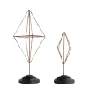 Sculptures 3R Studios Diamond Shaped Metal Figurine (Set Of 2 Sizes) 1 Sculptures 3R Studios Diamond Shaped Metal Figurine (Set Of 2 Sizes) -Brita shop red 3r studios sculptures df1761 64 1000