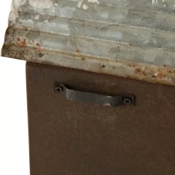 Sculptures Glitzhome 25 In. H Countdown To Christmas Wood And Metal Advent Calendar Decor -Brita shop red glitzhome sculptures 1103202608 44 1000