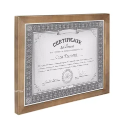 Picture Frames DesignOvation Gallery 8.5 In. X 11 In. Rustic Brown Wood Picture Frame (Set Of 4) -Brita shop rustic brown designovation picture frames 212314 4f 1000