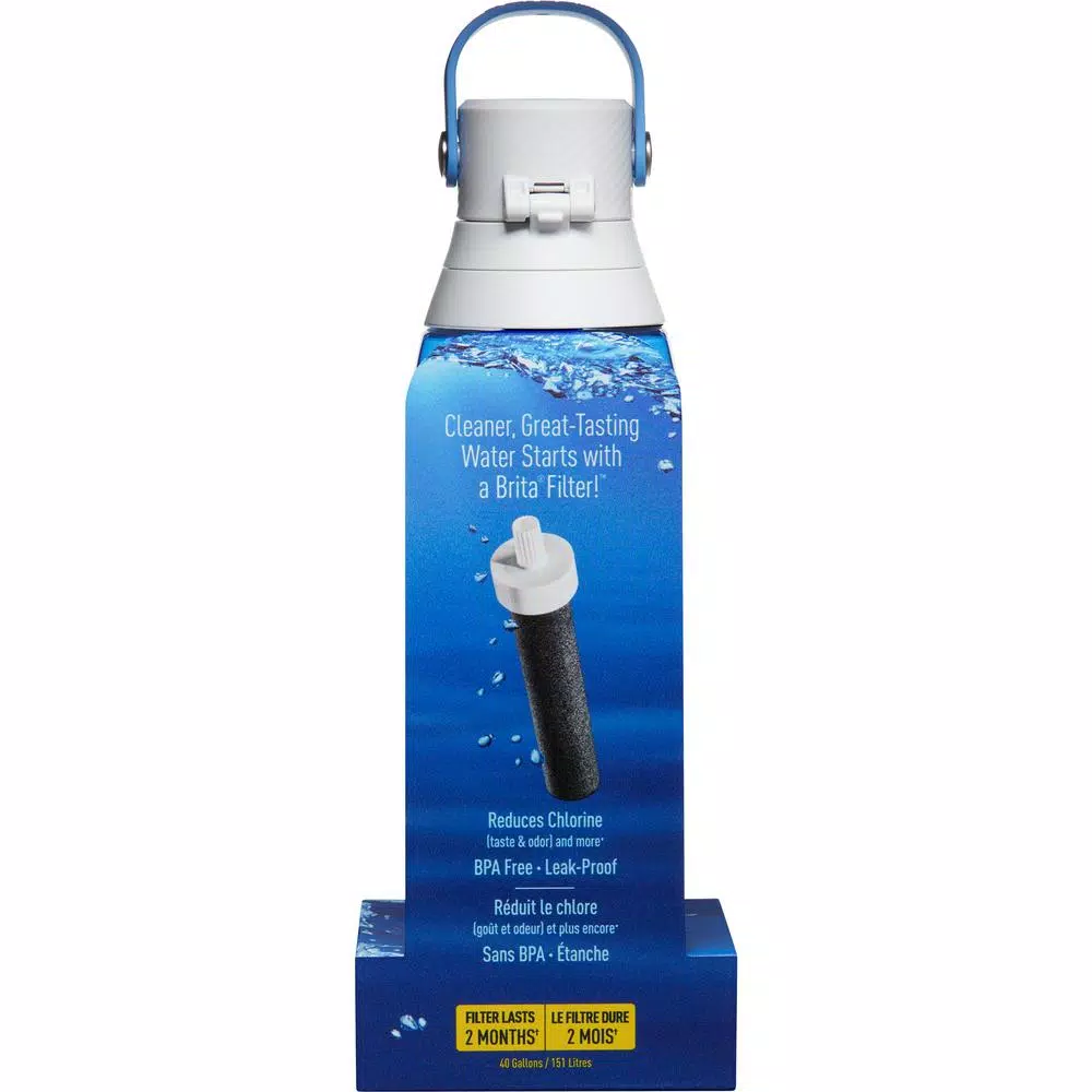 Water Filter Pitchers Brita Premium 26 Oz. Sapphire Filtering Water Bottle, BPA Free 9 Water Filter Pitchers Brita Premium 26 Oz. Sapphire Filtering Water Bottle, BPA Free - Image 7
