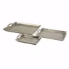 Decorative Trays IMAX Lindi Silver Aluminum Trays (Set Of 3) 2 Decorative Trays IMAX Lindi Silver Aluminum Trays (Set Of 3) -Brita shop silver imax decorative trays 64200 3 64 1000