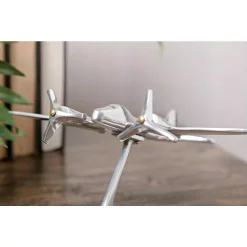 Sculptures IMAX Up In The Air Plane Statuary 12 Sculptures IMAX Up In The Air Plane Statuary -Brita shop silver imax sculptures 60067 44 1000