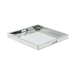 Decorative Trays LITTON LANE 20 In. X 2 In. Modern Silver-Finished Decorative Mirror Tray 12 Decorative Trays LITTON LANE 20 In. X 2 In. Modern Silver-Finished Decorative Mirror Tray -Brita shop silver litton lane decorative trays 87317 44 1000