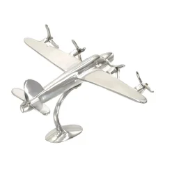 Sculptures LITTON LANE 9 In. Vintage Propeller Airplane Decorative Sculpture In Polished Silver 11 Sculptures LITTON LANE 9 In. Vintage Propeller Airplane Decorative Sculpture In Polished Silver -Brita shop silver litton lane sculptures 34267 c3 1000