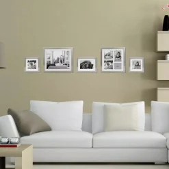 Picture Frames Stonebriar Collection 4 In. X 13 In. Metal Shadow Box (Set Of 5) -Brita shop silver stonebriar collection picture frames z05xx 030 cd 31 1000