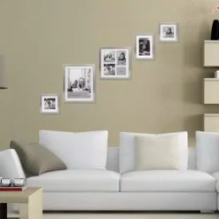 Picture Frames Stonebriar Collection 4 In. X 13 In. Metal Shadow Box (Set Of 5) -Brita shop silver stonebriar collection picture frames z05xx 030 cd 76 1000