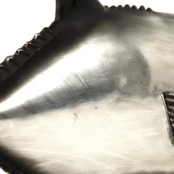 Sculptures Zentique Resin Metallic Silver And Black Pompano On Black Stand -Brita shop sliver black zentique sculptures tma4017905 44 1000