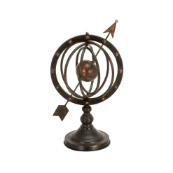 Sculptures LITTON LANE Armillary Sphere Iron Decor