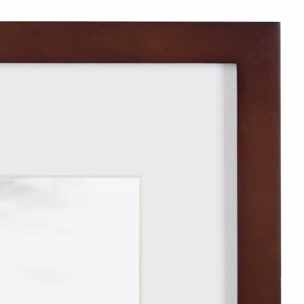 Picture Frames DesignOvation Gallery 11 In. X 14 In. Matted To 8 In. X 10 In. Walnut Brown Picture Frame (Set Of 4) 6 Picture Frames DesignOvation Gallery 11 In. X 14 In. Matted To 8 In. X 10 In. Walnut Brown Picture Frame (Set Of 4) - Image 4