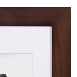 Picture Frames DesignOvation Museum 11×14 Matted To 8×10 Walnut Brown Picture Frame Set Of 4 -Brita shop walnut brown designovation picture frames 213816 1f 1000