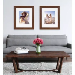 Kate And Laurel Edson 16 In. X 20 In. Matted To 11 In. X 14 In. Walnut Brown Picture Frames (Set Of 2) 13 Kate And Laurel Edson 16 In. X 20 In. Matted To 11 In. X 14 In. Walnut Brown Picture Frames (Set Of 2) -Brita shop walnut brown kate and laurel picture frames 216966 31 1000