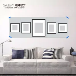 Picture Frames Pinnacle Wall Kit Walnut Picture Frame (5-Pack) -Brita shop walnut pinnacle picture frames 11fw1442 44 1000