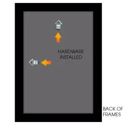 Picture Frames Pinnacle Wall Kit Walnut Picture Frame (5-Pack) -Brita shop walnut pinnacle picture frames 11fw1442 66 1000