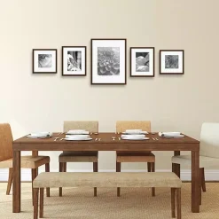 Picture Frames Pinnacle Wall Kit Walnut Picture Frame (5-Pack) -Brita shop walnut pinnacle picture frames 11fw1442 c3 1000