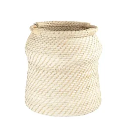 Storage Baskets 3R Studios Rattan Handwoven Decorative Basket