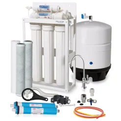 Water Filtration Systems APEC Water Systems Ultimate Indoor Reverse Osmosis 360 GPD Commercial-Grade Drinking Water Filtration System -Brita shop white apec water systems reverse osmosis systems ro lite 360 66 1000