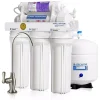 Water Filtration Systems APEC Water Systems Ultimate Premium Quality 90 GPD PH+ Alkaline Mineral Under-Sink Reverse Osmosis Drinking Water Filter System -Brita shop white apec water systems reverse osmosis systems ro ph90 64 1000