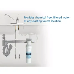 Water Filtration Systems APEC Water Systems CS-Series High Capacity Under-Counter Water Filtration System With Scale Inhibitor -Brita shop white apec water systems under sink water filters cs 2500p 4f 1000