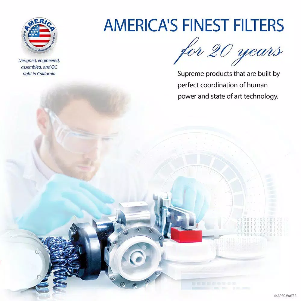 Water Filtration Systems APEC Water Systems WFS-Series Super Capacity Premium Quality 3-Stage Under Counter Water Filtration System 4 Water Filtration Systems APEC Water Systems WFS-Series Super Capacity Premium Quality 3-Stage Under Counter Water Filtration System - Image 2