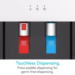 Water Dispensers Avalon Premium Hot/Cold Top Loading Countertop Water Cooler Dispenser With Child Safety Lock, White -Brita shop white avalon water coolers a1ctwtrclrwht fa 1000