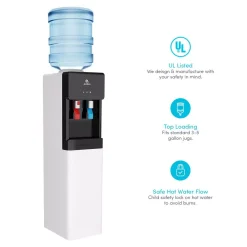 Water Dispensers Avalon Top Loading, Hot And Cold, Water Cooler Dispenser -Brita shop white avalon water coolers a2tlwatercooler 44 1000