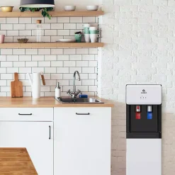 Water Dispensers Avalon Touchless Bottom Loading Water Cooler Dispenser, Hot & Cold Water, UL/Energy Star- White -Brita shop white avalon water coolers a6blwtrclrwht 44 1000