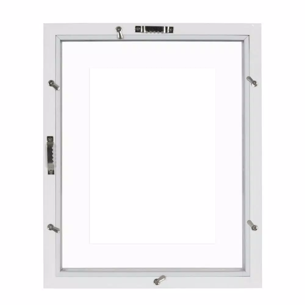 Picture Frames DesignOvation Gallery 8×10 Float White Picture Frame (Set Of 4) 7 Picture Frames DesignOvation Gallery 8×10 Float White Picture Frame (Set Of 4) - Image 5