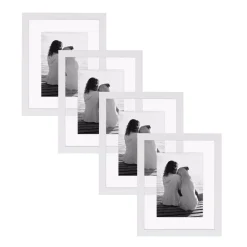 Picture Frames DesignOvation Gallery 8×10 Float White Picture Frame (Set Of 4)