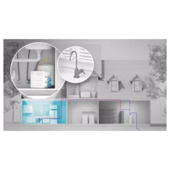 Water Filtration Systems GE Under Sink Reverse Osmosis Water Filtration System 25 Water Filtration Systems GE Under Sink Reverse Osmosis Water Filtration System -Brita shop white filter housing ge reverse osmosis systems gxrq18nbn 44 1000