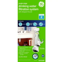 Water Filtration Systems GE Single Stage Water Filtration System -Brita shop white ge under sink water filters gx1s50r 66 1000