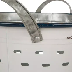 Storage Baskets Glitzhome Enamel Metal Basket (Set Of 2) 13 Storage Baskets Glitzhome Enamel Metal Basket (Set Of 2) -Brita shop white glitzhome storage baskets 1504202659 44 1000