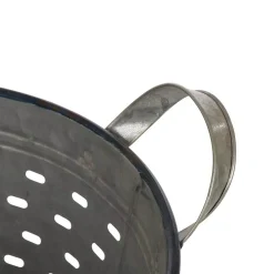 Storage Baskets Glitzhome Enamel Metal Basket (Set Of 2) 11 Storage Baskets Glitzhome Enamel Metal Basket (Set Of 2) -Brita shop white glitzhome storage baskets 1504202659 4f 1000