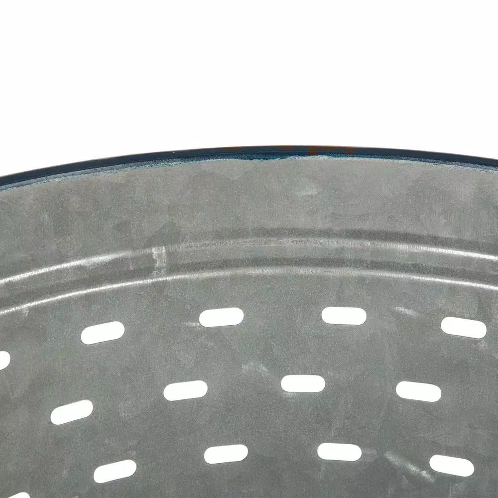 Storage Baskets Glitzhome Enamel Metal Basket (Set Of 2) 8 Storage Baskets Glitzhome Enamel Metal Basket (Set Of 2) - Image 6