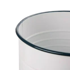 Storage Baskets Glitzhome Farmhouse Enamel Metal Container (Set Of 2) 19 Storage Baskets Glitzhome Farmhouse Enamel Metal Container (Set Of 2) -Brita shop white glitzhome storage baskets 1504202733 76 1000