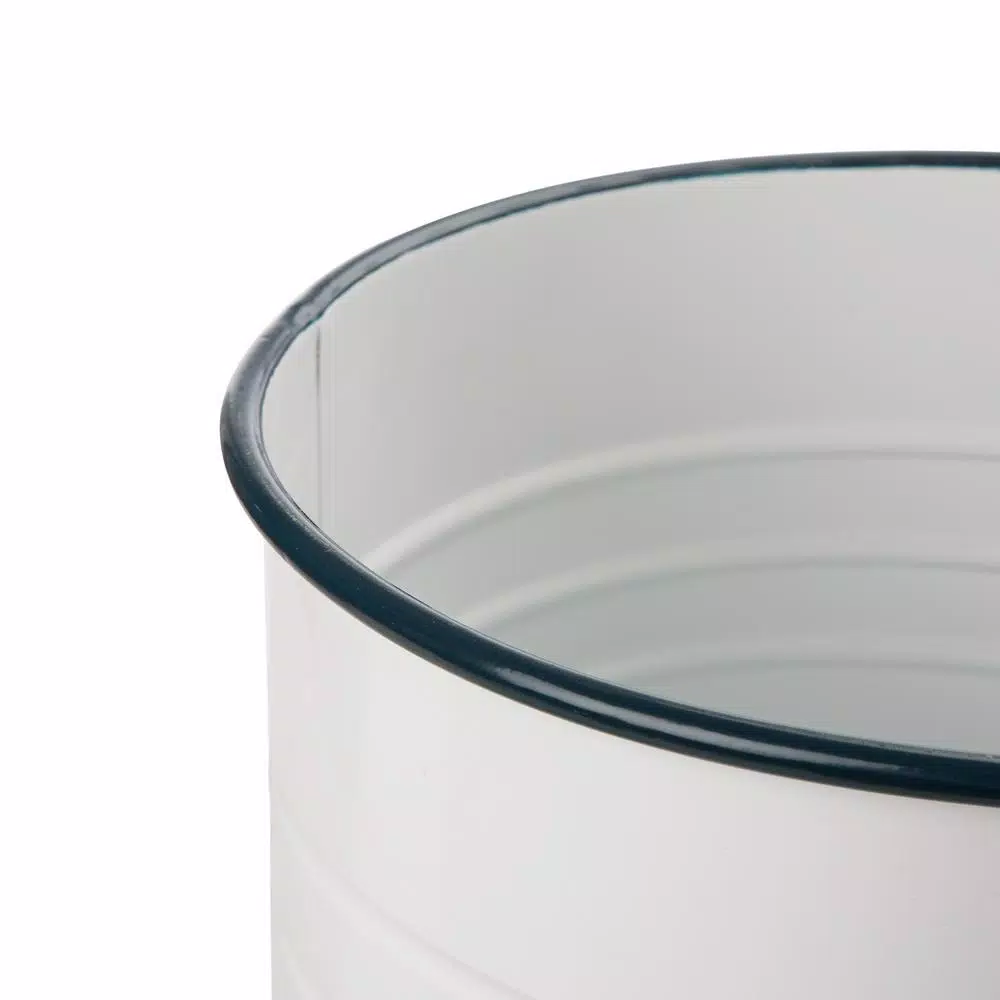 Storage Baskets Glitzhome Farmhouse Enamel Metal Container (Set Of 2) 10 Storage Baskets Glitzhome Farmhouse Enamel Metal Container (Set Of 2) - Image 8