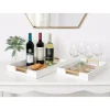 Decorative Trays Kate And Laurel Hanneli White/Gold Decorative Tray(Set Of 2) 1 Decorative Trays Kate And Laurel Hanneli White/Gold Decorative Tray(Set Of 2) -Brita shop white gold kate and laurel decorative trays 214401 64 1000