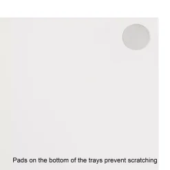 Decorative Trays Kate And Laurel Lipton 18 In. X 3 In. X 28 In. White/Gold Decorative Tray -Brita shop white gold kate and laurel decorative trays 216107 fa 1000