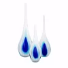 IMAX Toledo White Glass Vases (Set Of 3) -Brita shop white imax vases 47921 3 64 1000