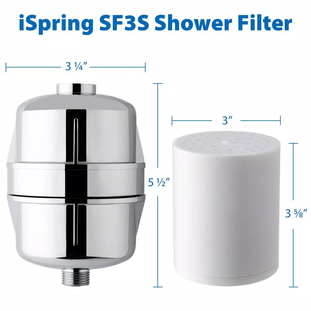Replacement Water Filters ISPRING 15-Stage Shower Filter Replacement Cartridge, Improves Conditions Of Skin, Hair, And Nails, White 6 Replacement Water Filters ISPRING 15-Stage Shower Filter Replacement Cartridge, Improves Conditions Of Skin, Hair, And Nails, White - Image 4