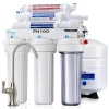 Water Filtration Systems ISPRING 6-Stage High Capacity Reverse Osmosis Drinking Water Filtration System W/ Alkaline Filter,100 GPD, US Made Filters -Brita shop white ispring reverse osmosis systems ph100 64 1000