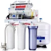 Water Filtration Systems ISPRING 7-Stage 100 GPD Under-Sink Reverse Osmosis Drinking Water Filtration System With Booster Pump, Alkaline Filter And UV 1 Water Filtration Systems ISPRING 7-Stage 100 GPD Under-Sink Reverse Osmosis Drinking Water Filtration System With Booster Pump, Alkaline Filter And UV -Brita shop white ispring reverse osmosis systems rcc1up ak 64 1000